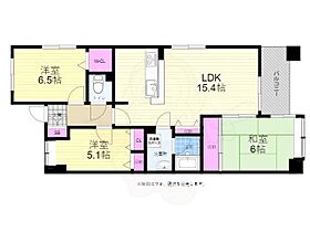 広島県広島市中区上幟町8番34号（賃貸マンション3LDK・10階・73.86㎡） その2