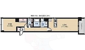 EVA takaramachi  ｜ 広島県広島市中区宝町9番28号（賃貸マンション1LDK・8階・41.45㎡） その2