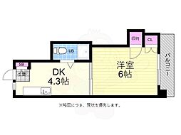 間取図画像 1DK