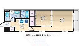 ツインハウス松中 2DKの間取図画像