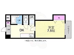 間取図画像 1K