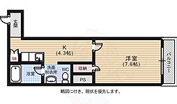 間取図画像 1K