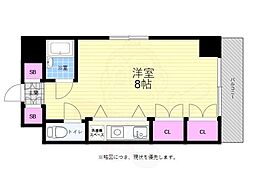 よつば ワンルームの間取図画像