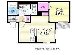 広島電鉄5系統 松川町駅 徒歩5分の賃貸マンション 2階1LDKの間取り