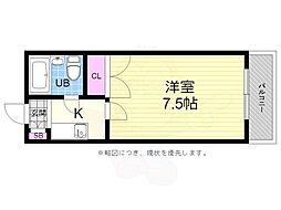 間取図画像 1K