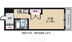 メゾンド楠木2山田ビル ワンルームの間取図画像