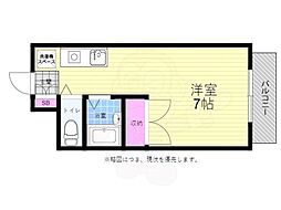 信和ビル ワンルームの間取図画像