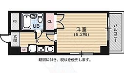 センテニアル横川 1Kの間取図画像