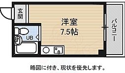 サンパーク横川 ワンルームの間取図画像