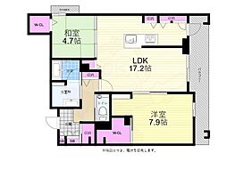 MONOLITH 2LDKの間取図画像