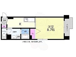 セイコウ光町 1Kの間取図画像