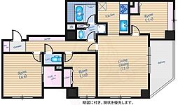 ライオンズタワー平和大通りシティマークス 3LDKの間取図画像