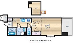 アイステージ十日市 1Kの間取図画像