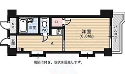 美笠ビル 1Kの間取図画像