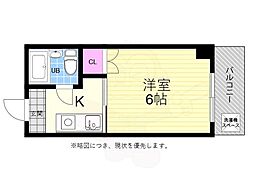 メゾン羽衣 ワンルームの間取図画像