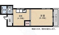 UltimateOneビル鶴見 1DKの間取図画像