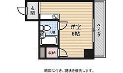 アビリオ東白島 ワンルームの間取図画像