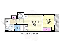 ETETTA吉島 1LDKの間取図画像