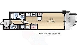 ジャルダン並木 ワンルームの間取図画像
