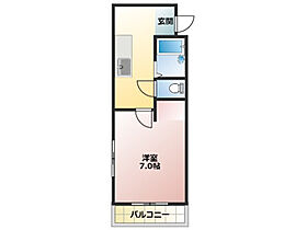 コンフォール今之浦 204 ｜ 静岡県磐田市今之浦２丁目（賃貸アパート1DK・2階・22.68㎡） その2