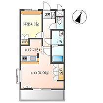 トレジャー 206 ｜ 静岡県掛川市下垂木（賃貸アパート1LDK・2階・36.00㎡） その2