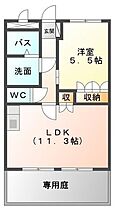 ルナ・エスペランサI 102 ｜ 静岡県掛川市長谷３丁目（賃貸マンション1LDK・1階・41.04㎡） その2