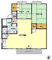 CASADE12　Ａ 203 ｜ 静岡県掛川市下俣南２丁目（賃貸アパート2LDK・2階・62.81㎡） その2