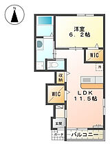 エルドラード磐田 102 ｜ 静岡県磐田市中泉（賃貸アパート1LDK・1階・46.00㎡） その2