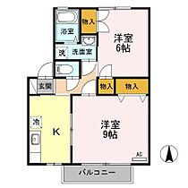 長野県松本市双葉（賃貸アパート2K・2階・47.69㎡） その2