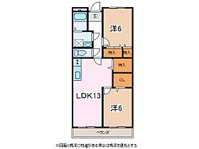 長野県松本市大字笹賀（賃貸マンション2LDK・1階・58.32㎡） その2