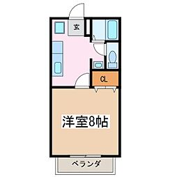 間取図画像 1K