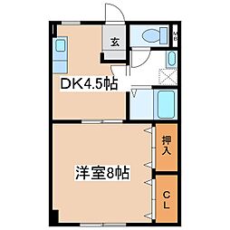 間取図画像 1DK