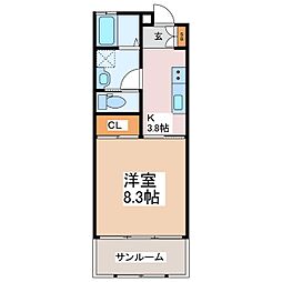 Navillera 1Kの間取図画像