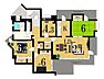 間取り：【layout】広々とした4LDKです。3面バルコニーの角部屋で陽当たり・通風良好♪