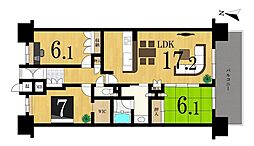 間取図画像 3LDK