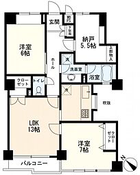 間取図画像 2SLDK