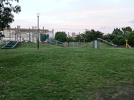 新鶴見公園 620m