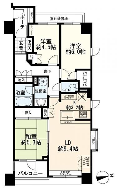 間取りを拡大表示