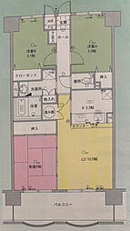 ハピネス田代 3LDKの間取図画像