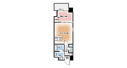 アンピールメゾン天神北 1LDKの間取図画像