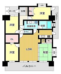 グランドール徳山岐山通り 4LDKの間取図画像