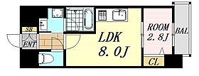 大阪府吹田市豊津町（賃貸マンション1LDK・7階・30.15㎡） その2