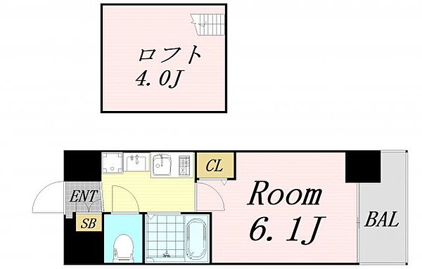 エステムコート新大阪5ソレックス ｜大阪府大阪市淀川区西中島6丁目(賃貸マンション1K・10階・18.90㎡)の写真 その2