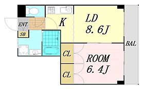 大阪府大阪市城東区天王田（賃貸マンション1LDK・4階・36.36㎡） その2