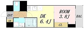 大阪府大阪市城東区永田1丁目（賃貸マンション1DK・6階・26.88㎡） その2