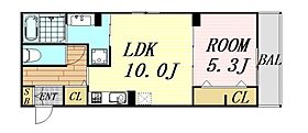 大阪府大阪市東淀川区西淡路1丁目（賃貸アパート1LDK・1階・41.59㎡） その2