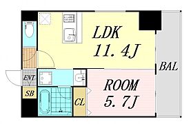 大阪府大阪市淀川区宮原1丁目（賃貸マンション1LDK・13階・39.05㎡） その2