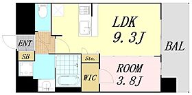 大阪府大阪市浪速区塩草3丁目（賃貸マンション1LDK・11階・33.88㎡） その1