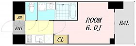 大阪府大阪市北区中津4丁目（賃貸マンション1K・13階・21.02㎡） その2