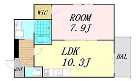 大阪府大阪市都島区内代町2丁目（賃貸アパート1LDK・3階・40.76㎡） その1